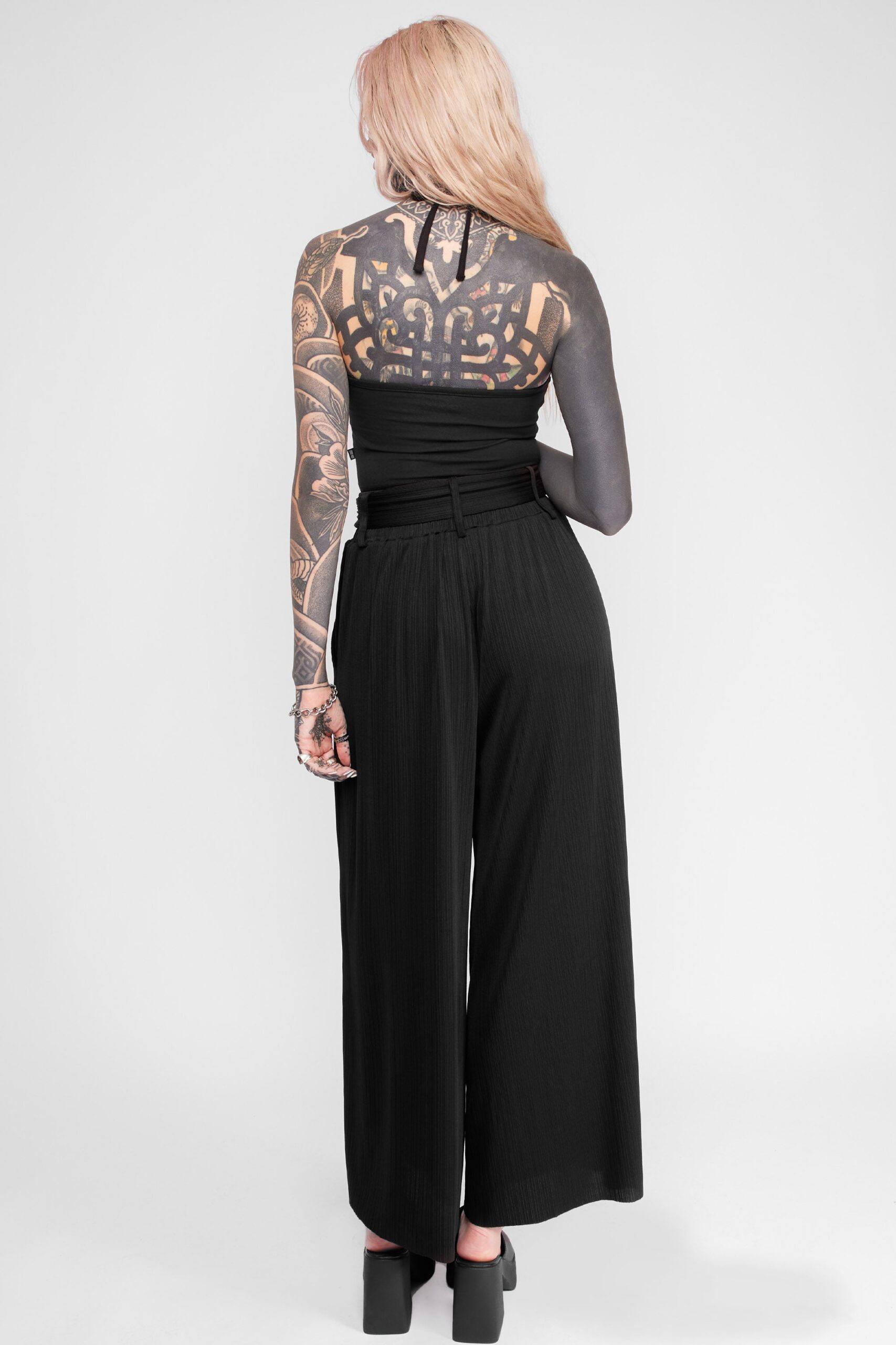 Back Pleated Trousers